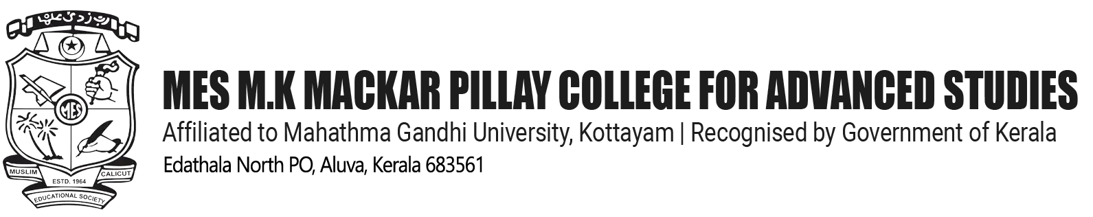 MES MK Mackar Pillay College For Advanced Studies Logo
